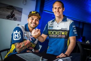 Quintanilla y Daniel Trauner, team manager Rockstar Husqvarna