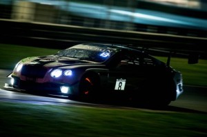 The no. 8 Continental GT3 in the night race