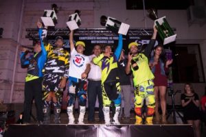 Podio final Nacional Freestyle Motocross