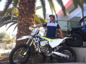 Josue Smith, piloto oficial Husqvarna Enduro