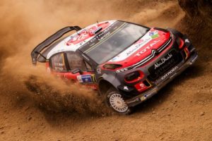 Kris Meeke en route to his fourth WRC victorey