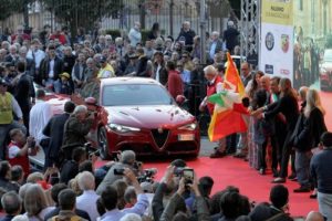 New Alfa Romeo Giulia at the 2016 Starting Ceremony