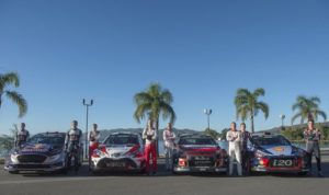 2015 WRC teams in Argentina