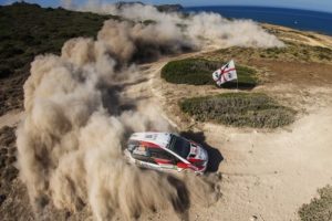 Three Toyotas in the top six in Sardinia